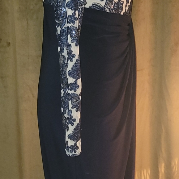 💋 Ralph Lauren Navy blue sequin dress💋 - Picture 9 of 9